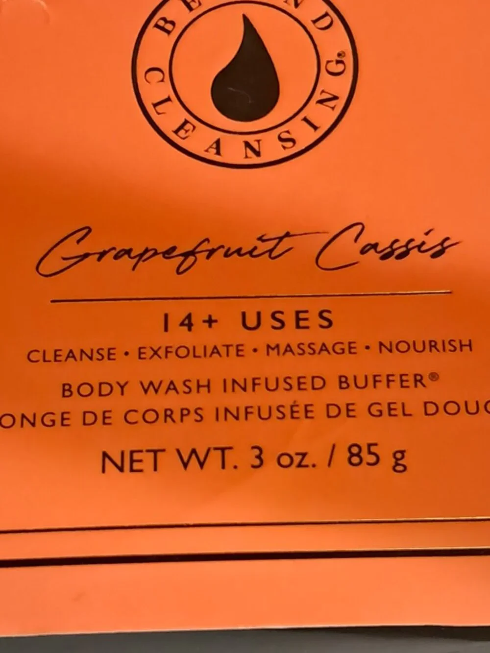 Spongelle Grapefruit Cassis Body Wash Sponge 3 Oz